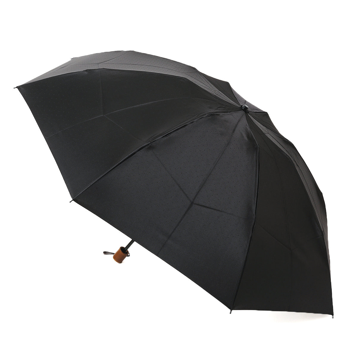 Satin Jacquard Dot 14 Ribs Long Umbrella 