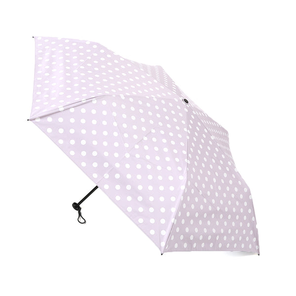 ☆NEW☆軽量 55cm カーボン6本骨 折りたたみ傘 ドット柄
