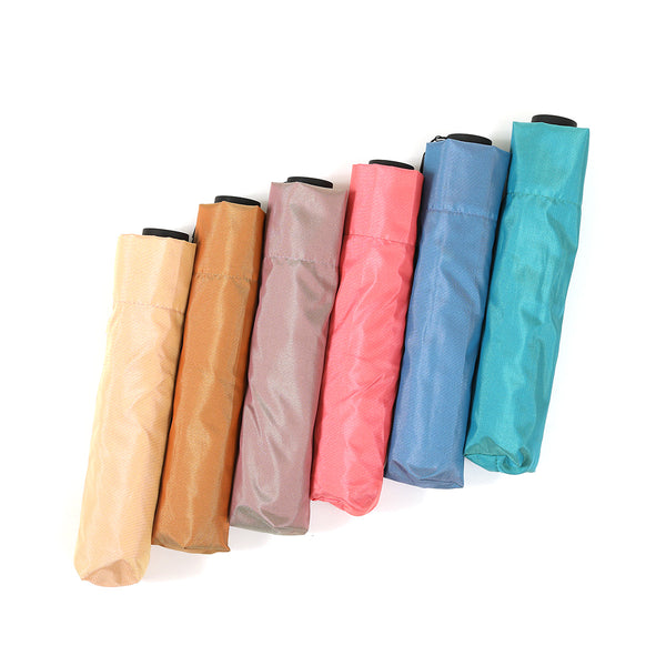 ☆NEW☆超軽量120g 50cm カーボン6本骨 折りたたみ傘　虹~Niji