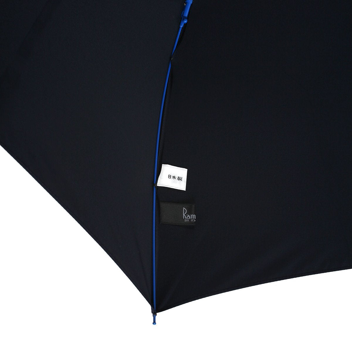 Strong Water Repellent Rain Drop Rectus Color Bone 2-Stage Folding Umbrella 