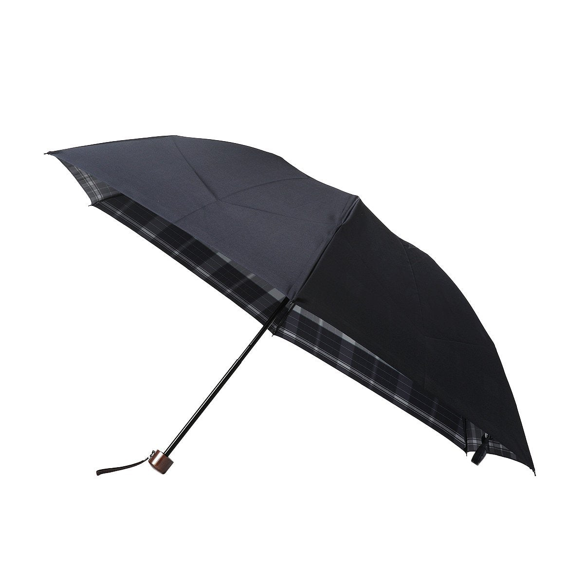 Double Face Big Check Folding Umbrella 