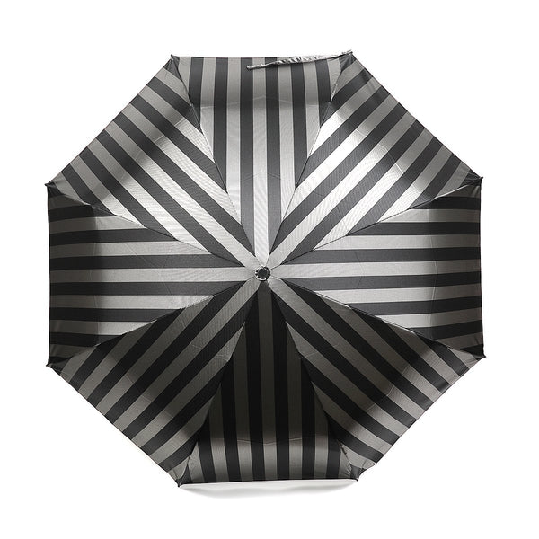 [Official Limited] Wide Stripe Windproof Bone Folding Umbrella 