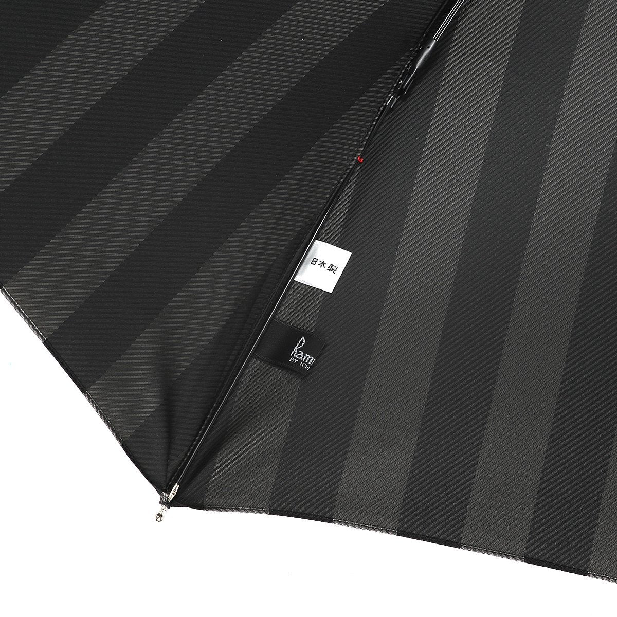 [Official Limited] Wide Stripe Windproof Bone Folding Umbrella 