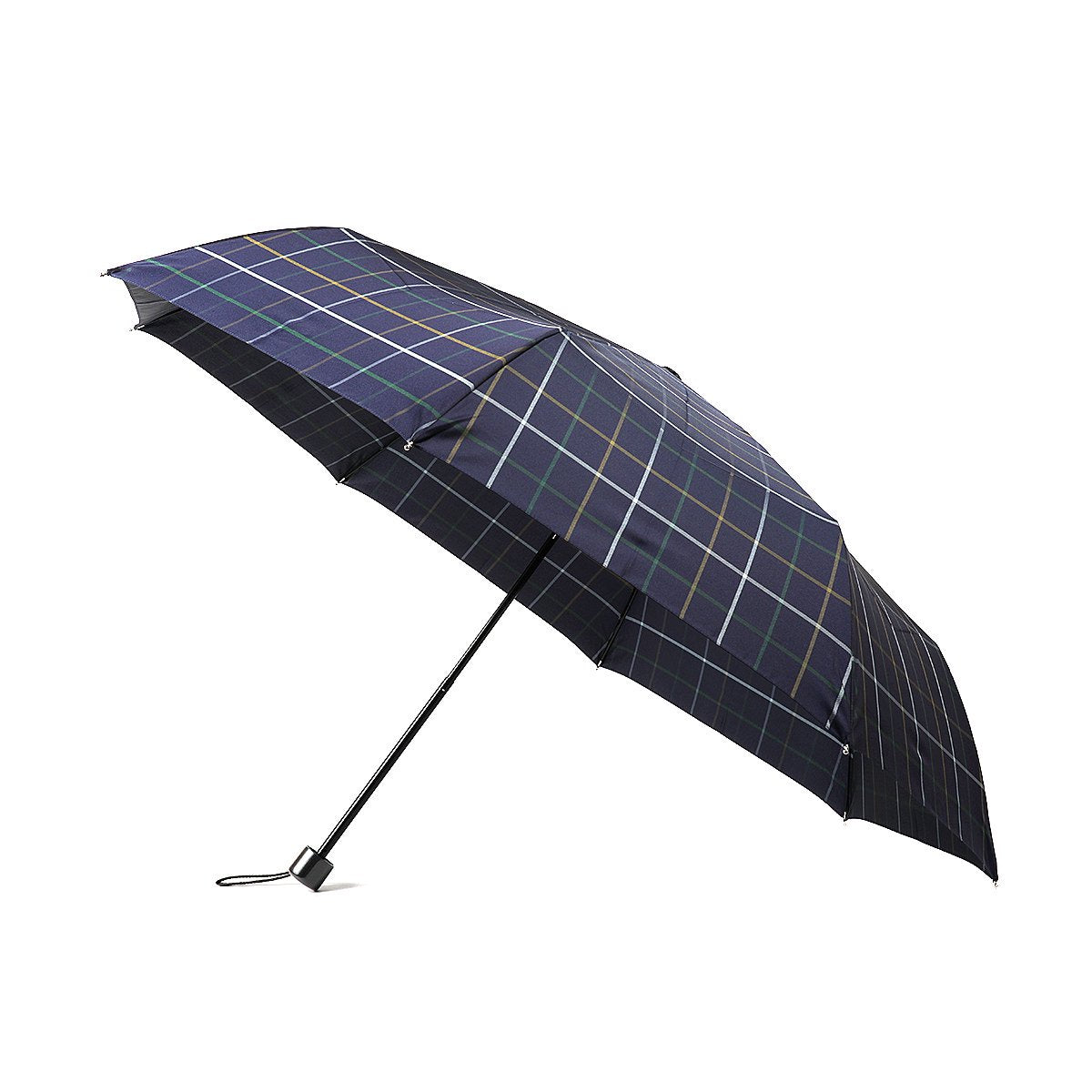 3 Color Check Wind Resistant Bone Folding Umbrella 2