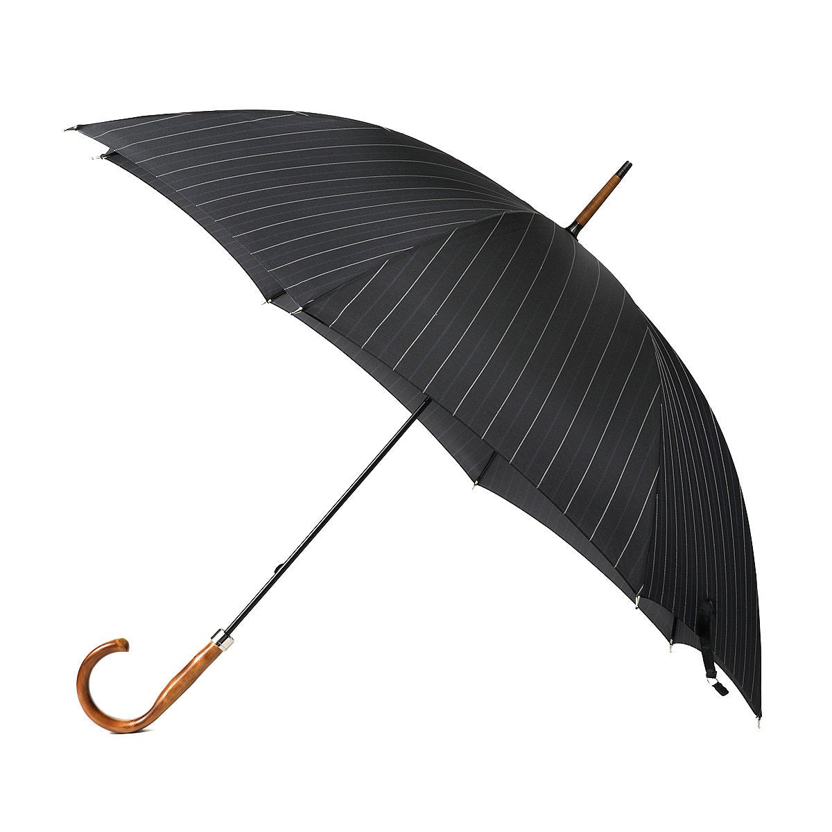 Alternate Stripe Thin Winding Long Umbrella