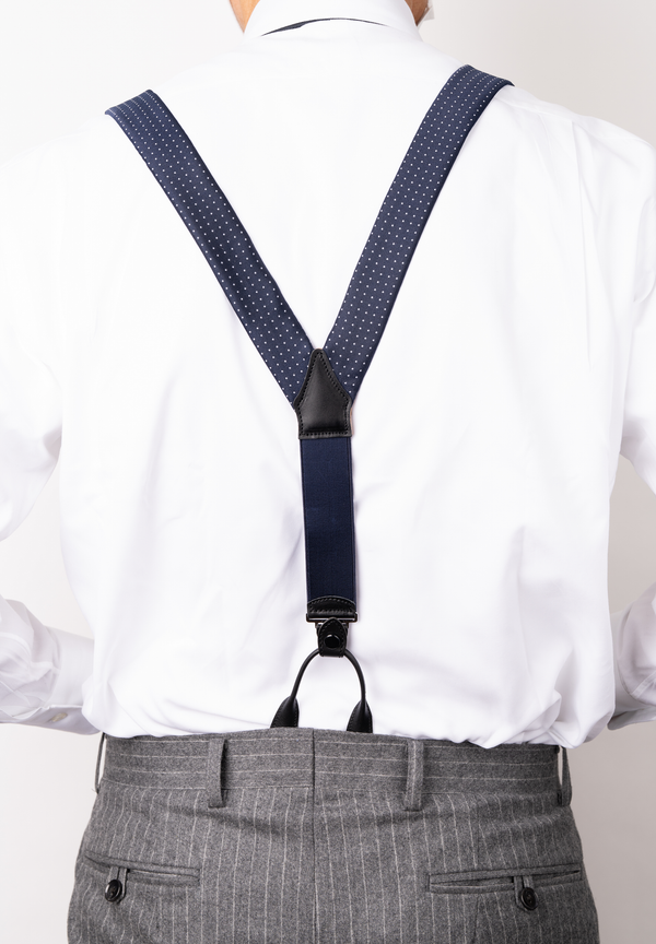 30mm Dot Silk 2WAY Suspenders 