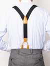 35mm Gebart Plain × Cowhide (Camel) Suspenders