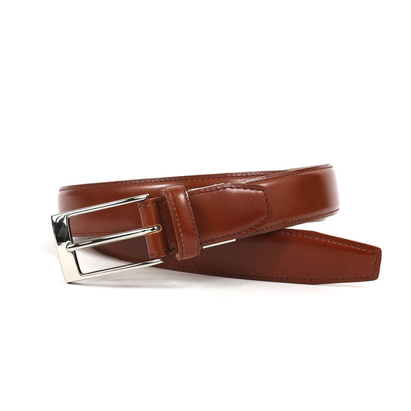 Japanese Leather Belt 30mm Cordovan Type Smooth Leather Belt