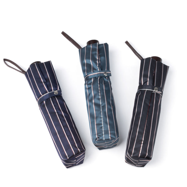 Rain Stripe Wind Resistant Bone Folding Umbrella