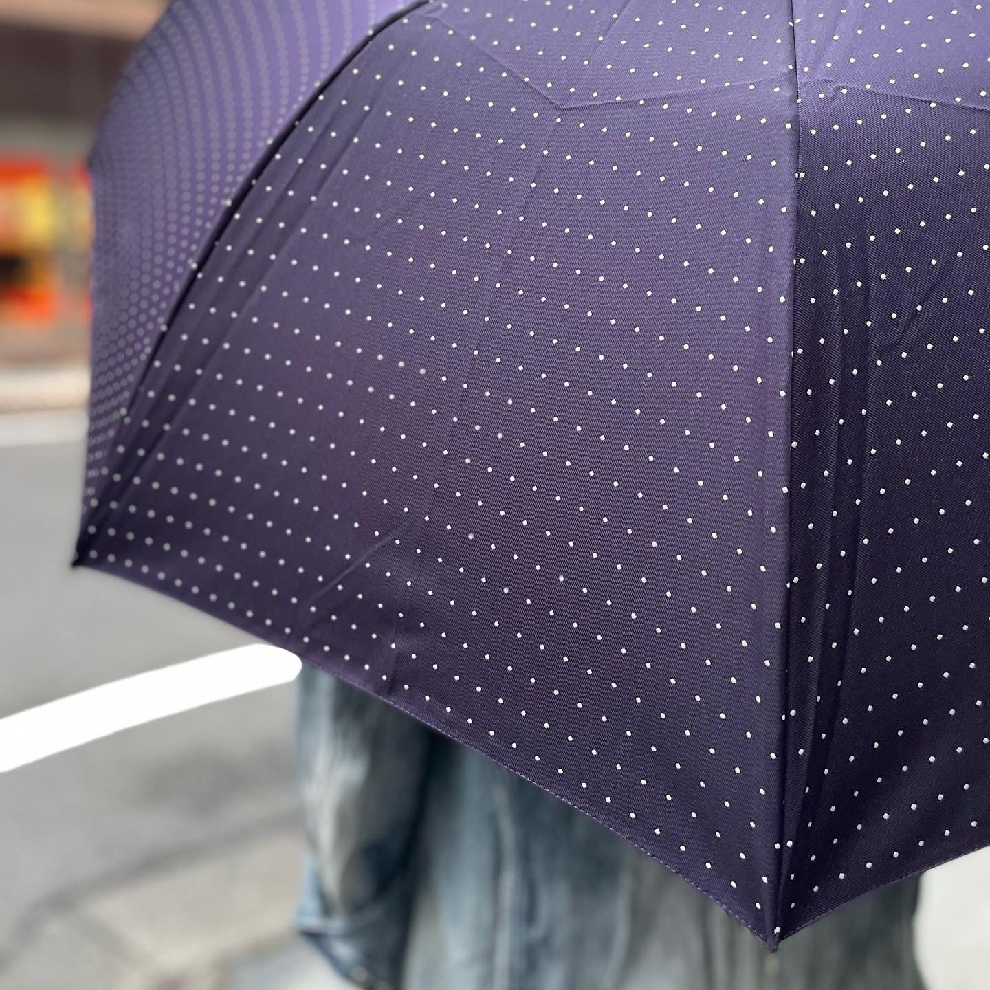 ドットジャカード 折りたたみ傘