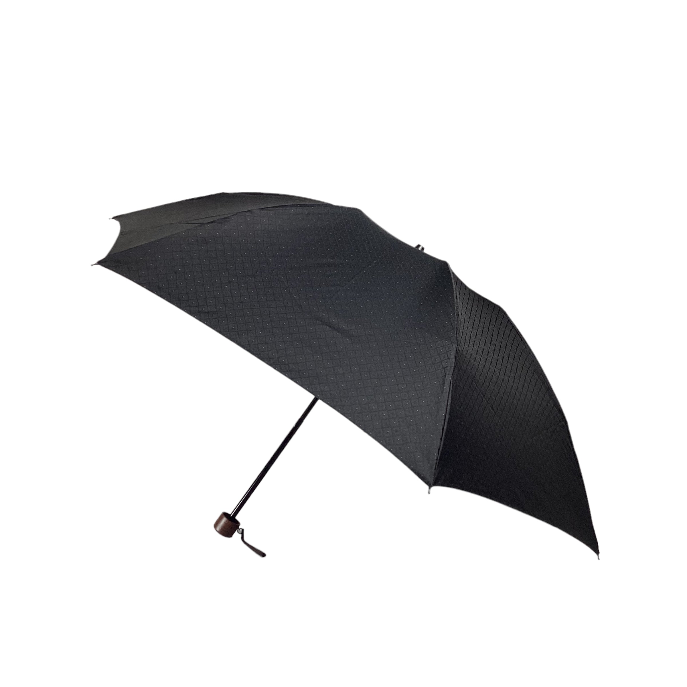 ミニ フラット 甲州織　イタリー小紋　 折りたたみ傘