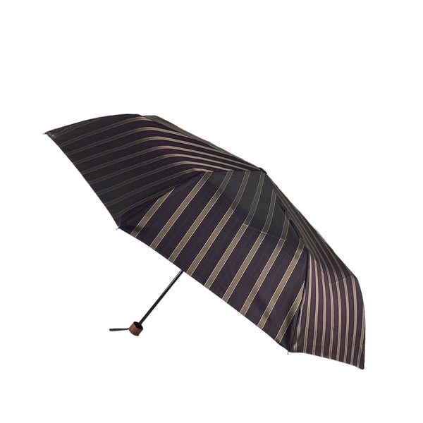 [Sale] Alternate Stripe Windproof Bone Folding Umbrella