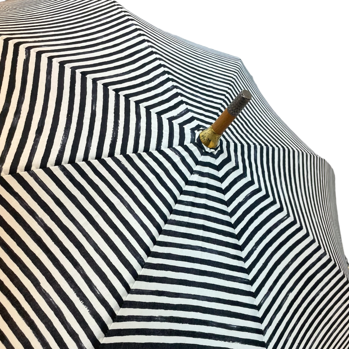 [Umbrella for Rain or Shine] Tokyo Western Umbrella Ladies “Take Kurunpa” Madras Check Long Umbrella