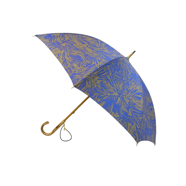 【晴雨兼用傘】 レディース 　サファリ柄ストライプ 長傘